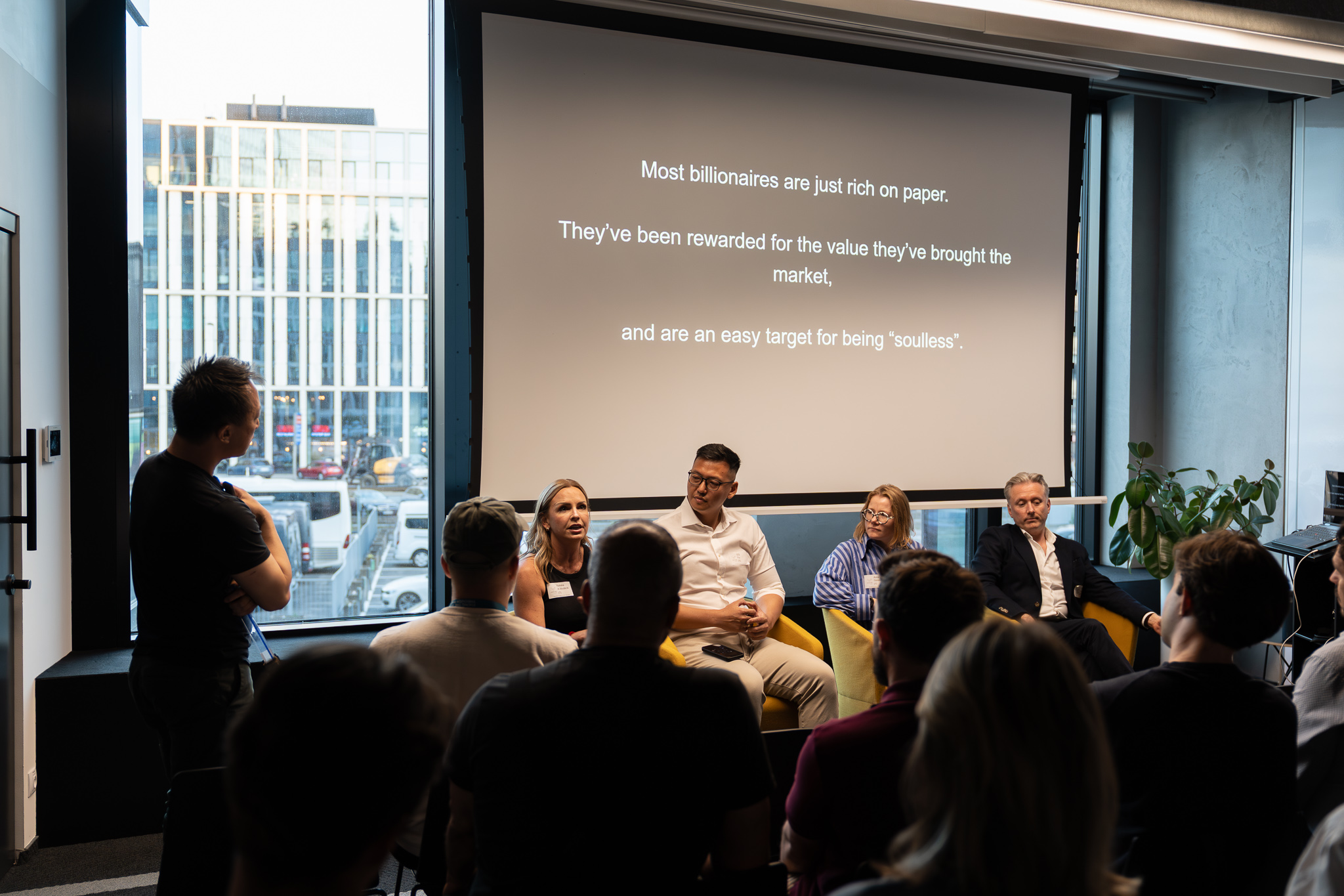 Agree to Disagree panellists, Venture Café Warsaw, 25 June 2026